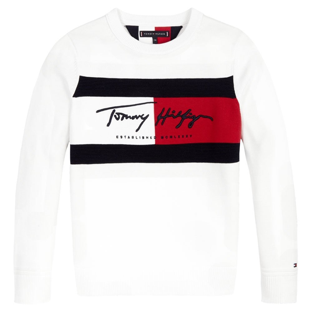 NWT Tommy Hilfiger Signature Flag Sweater